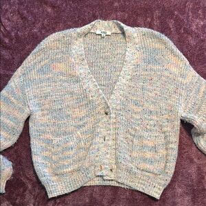 BB Dakota speckled color cardigan sz Medium